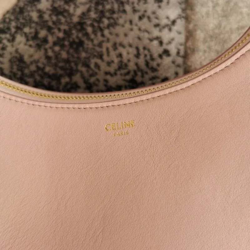 Celine Pink Leather Shoulder Bag - Image 5