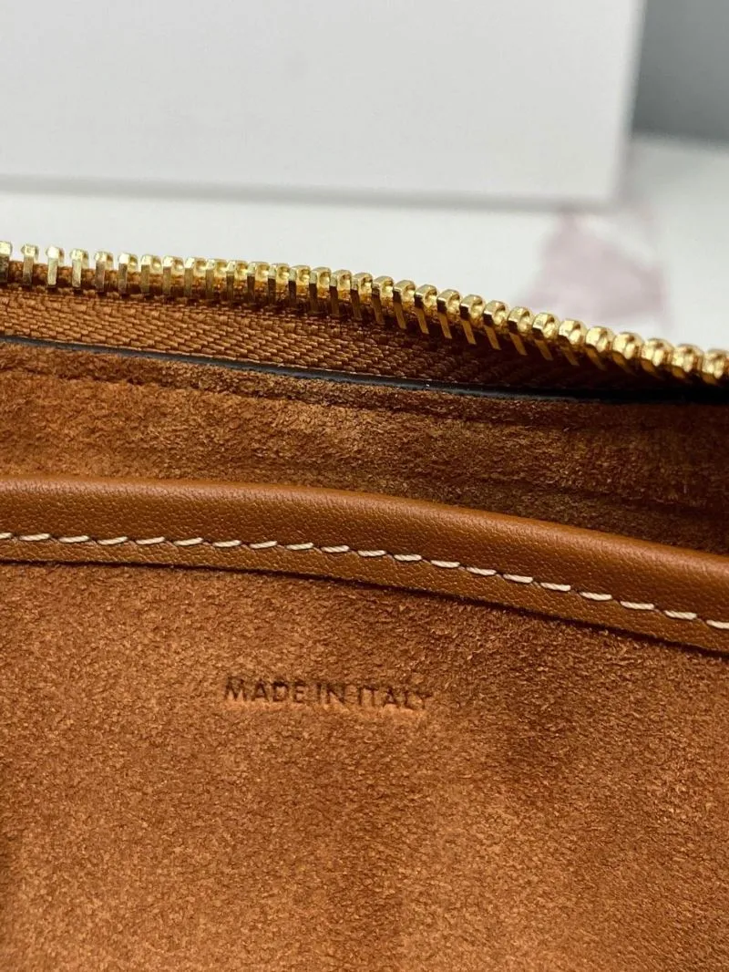 Celine Brown Leather Shoulder Bag - Image 9