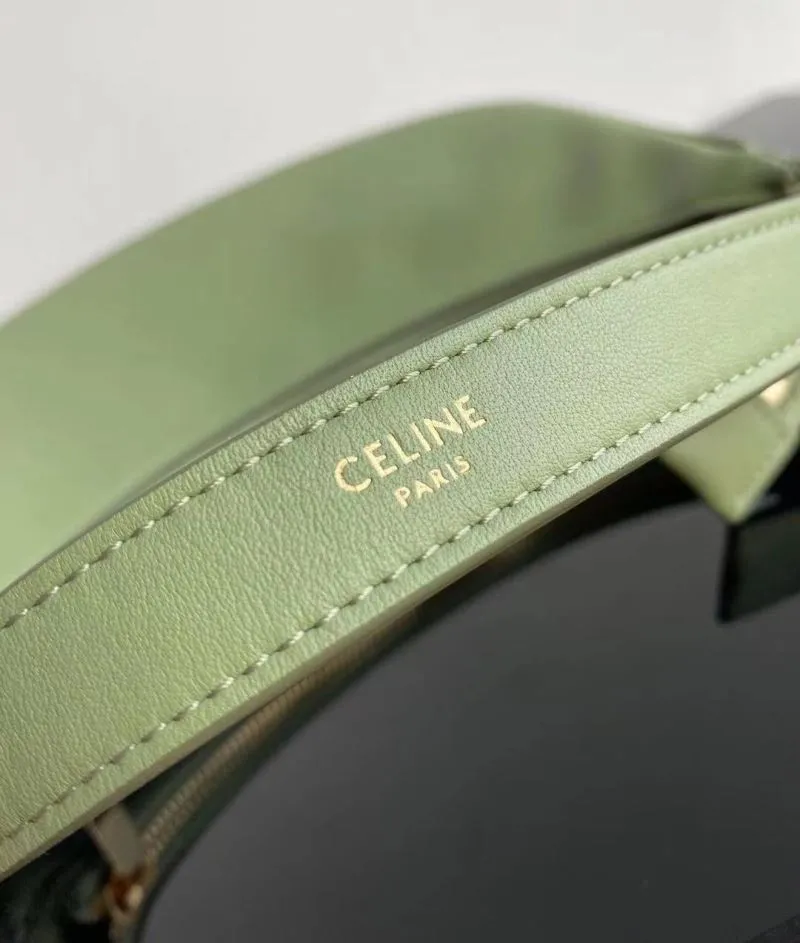 Celine Sage Green Shoulder Bag - Image 7