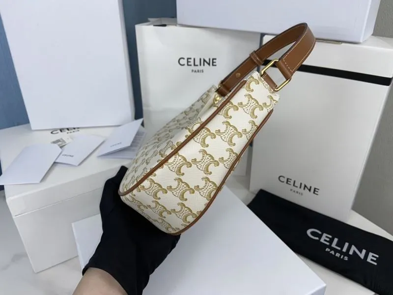 Celine White Monogram Shoulder Bag 40 - Image 6