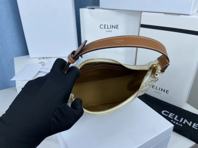 Celine White Monogram Shoulder Bag 40 - Image 9