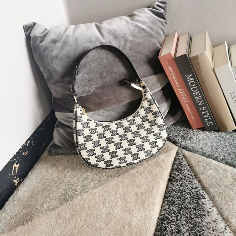 Alternative view of Celine White Monogram Shoulder Bag