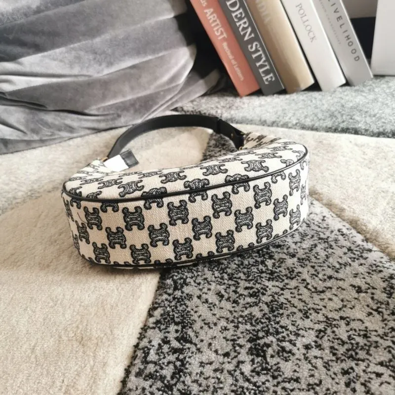 Celine White Monogram Shoulder Bag - Image 4