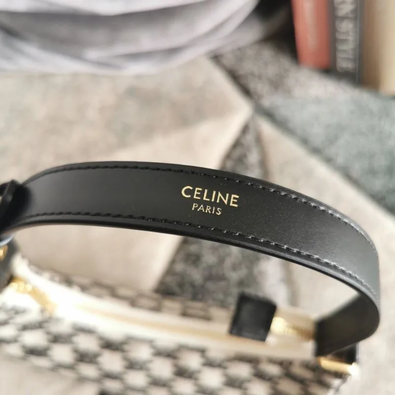 Celine White Monogram Shoulder Bag - Image 5