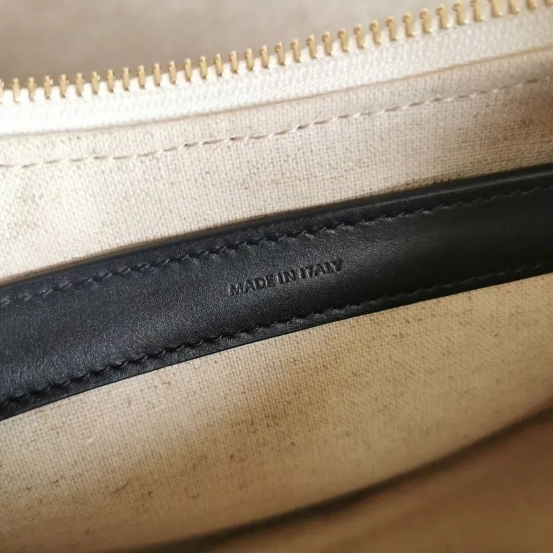 Celine White Monogram Shoulder Bag - Image 8