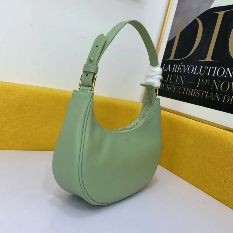 Alternative view of Celine Mint Green Hobo Shoulder Bag