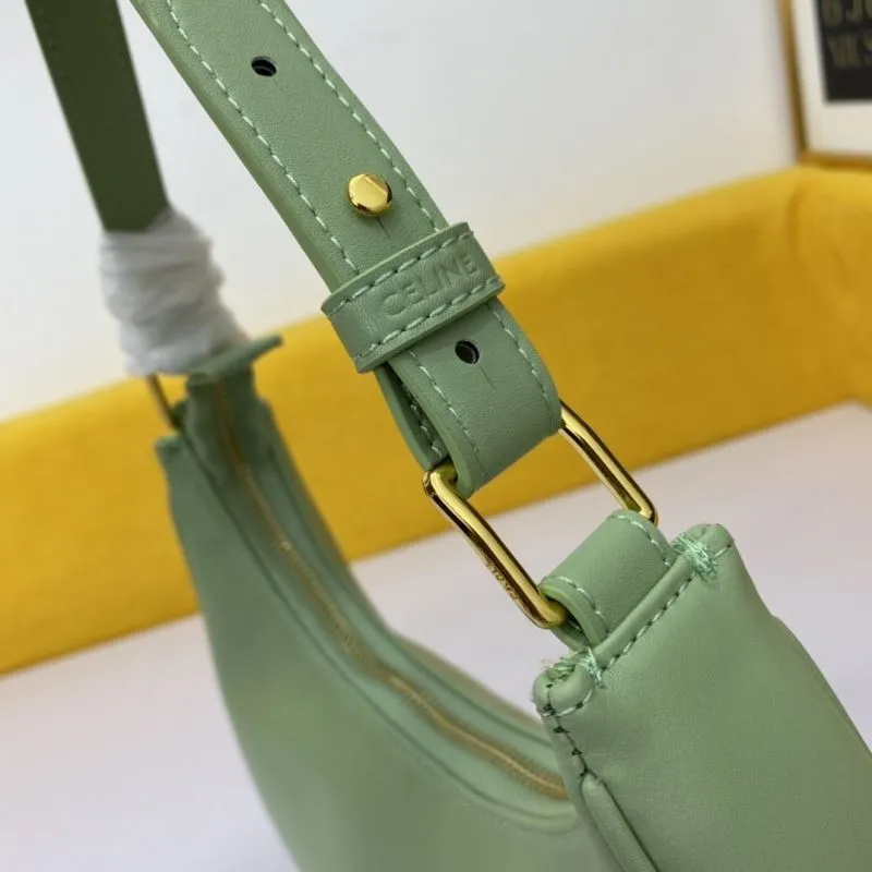 Celine Mint Green Hobo Shoulder Bag - Image 6