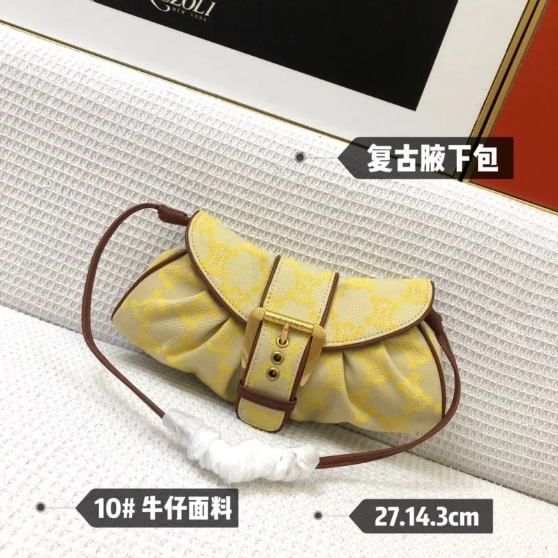 Celine Vintage Denim Underarm Bag