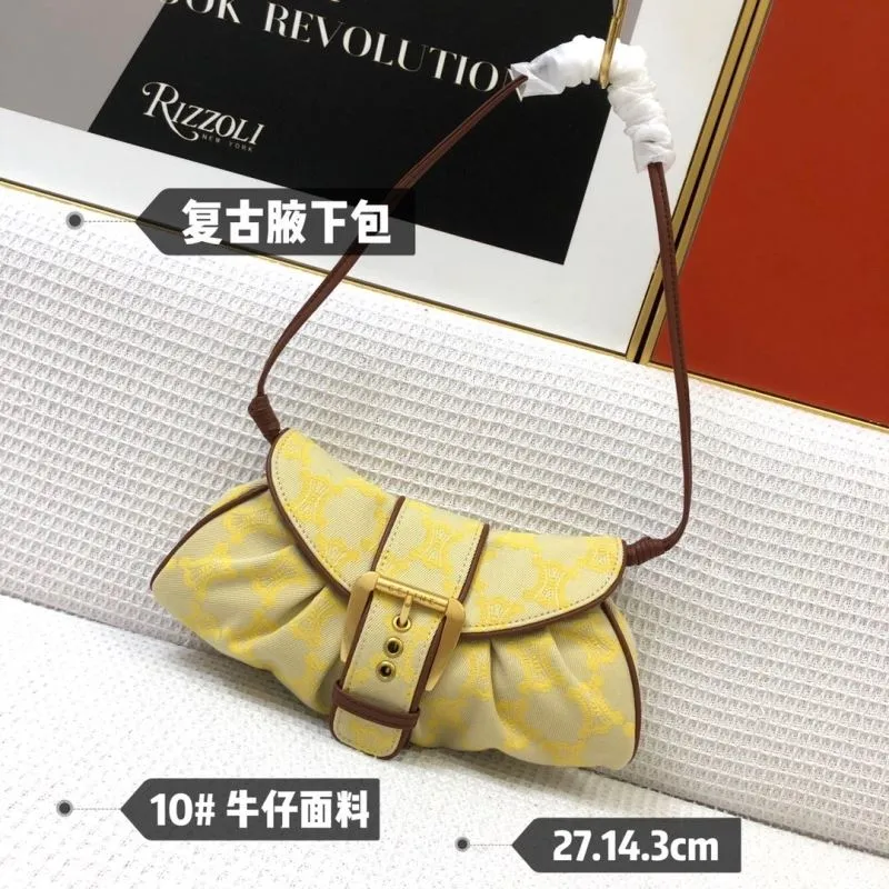 Alternative view of Celine Vintage Denim Underarm Bag