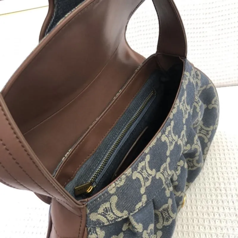 Celine 3038 Denim Blue Large Underarm Bag - Image 8