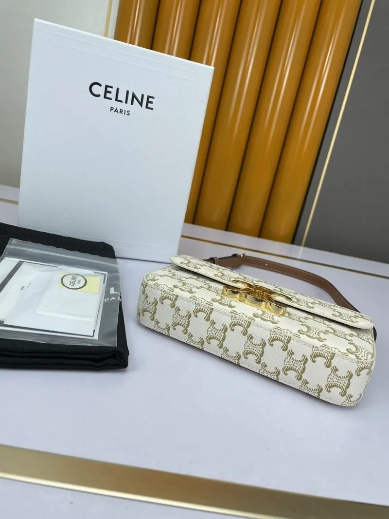 Celine White Monogram Shoulder Bag - Image 4