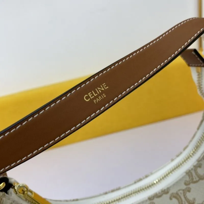 Celine White Monogram Shoulder Bag - Image 6