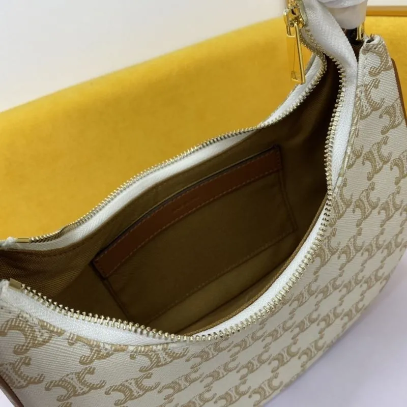 Celine White Monogram Shoulder Bag - Image 7