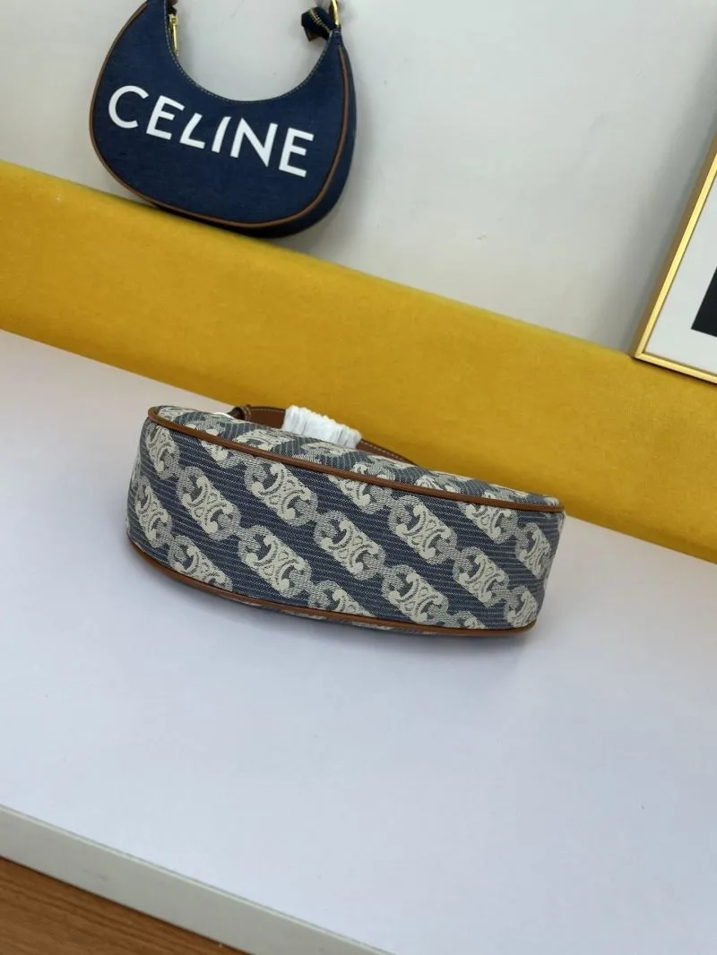 Celine Women's Blue Monogram Shoulder Bag - Image 4