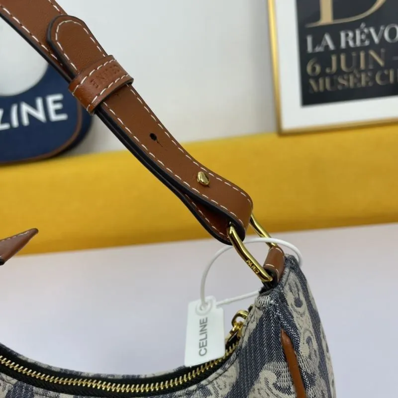 Celine Women's Blue Monogram Shoulder Bag - Image 6