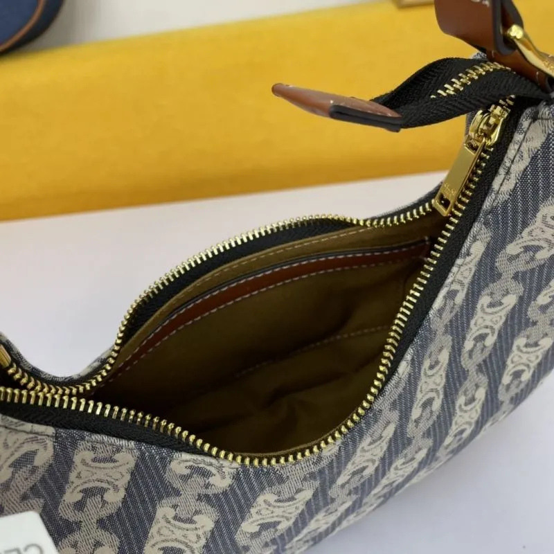 Celine Women's Blue Monogram Shoulder Bag - Image 7