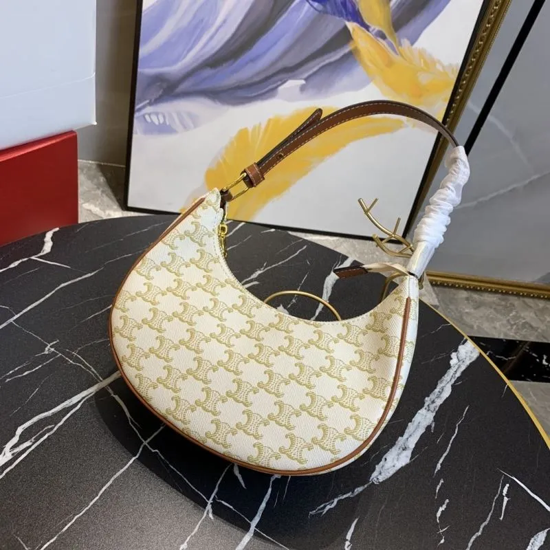 Celine Monogram Beige Shoulder Bag - Image 4