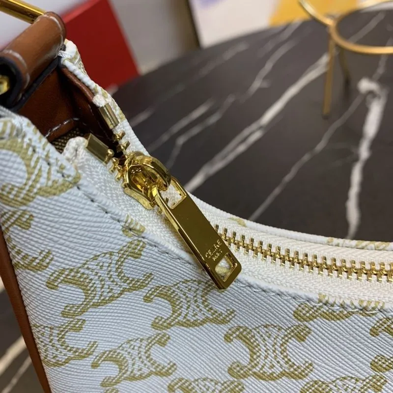 Celine Monogram Beige Shoulder Bag - Image 5