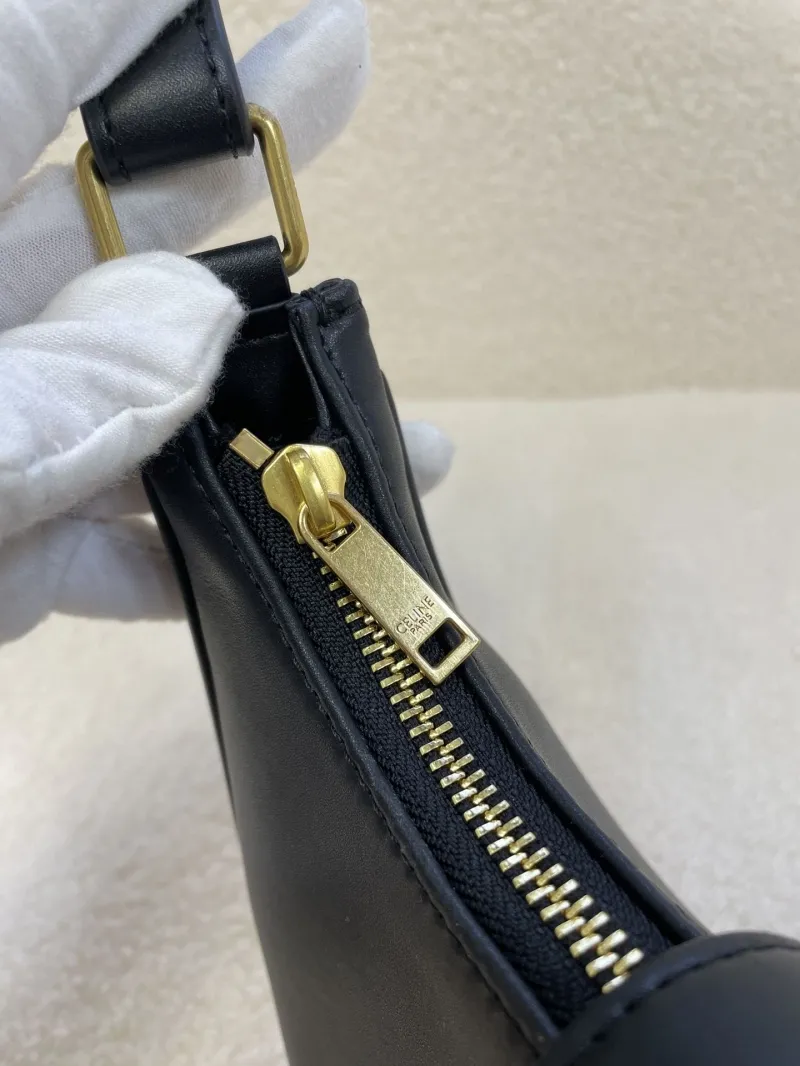 Celine Black Hobo Shoulder Bag - Image 6