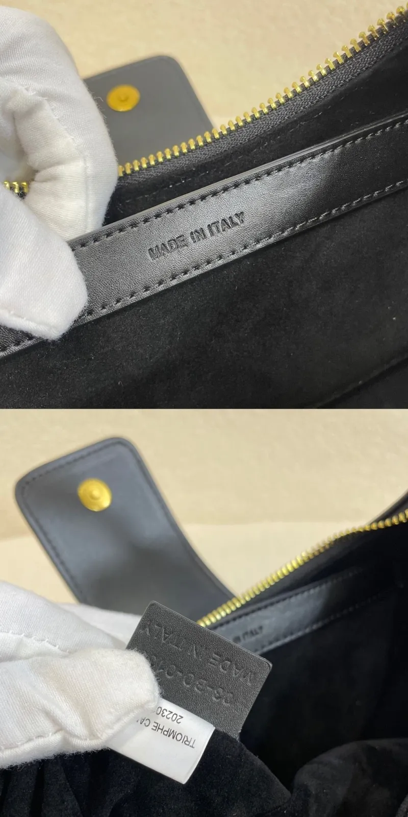Celine Black Hobo Shoulder Bag - Image 8