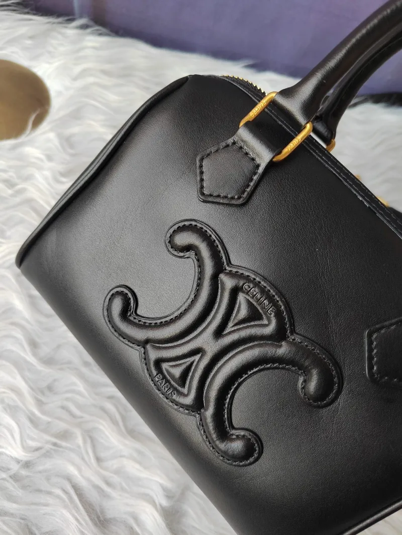Celine Black Top Handle Bag 19 - Image 5