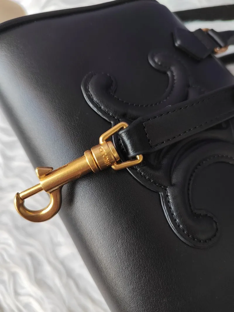 Celine Black Top Handle Bag 19 - Image 7