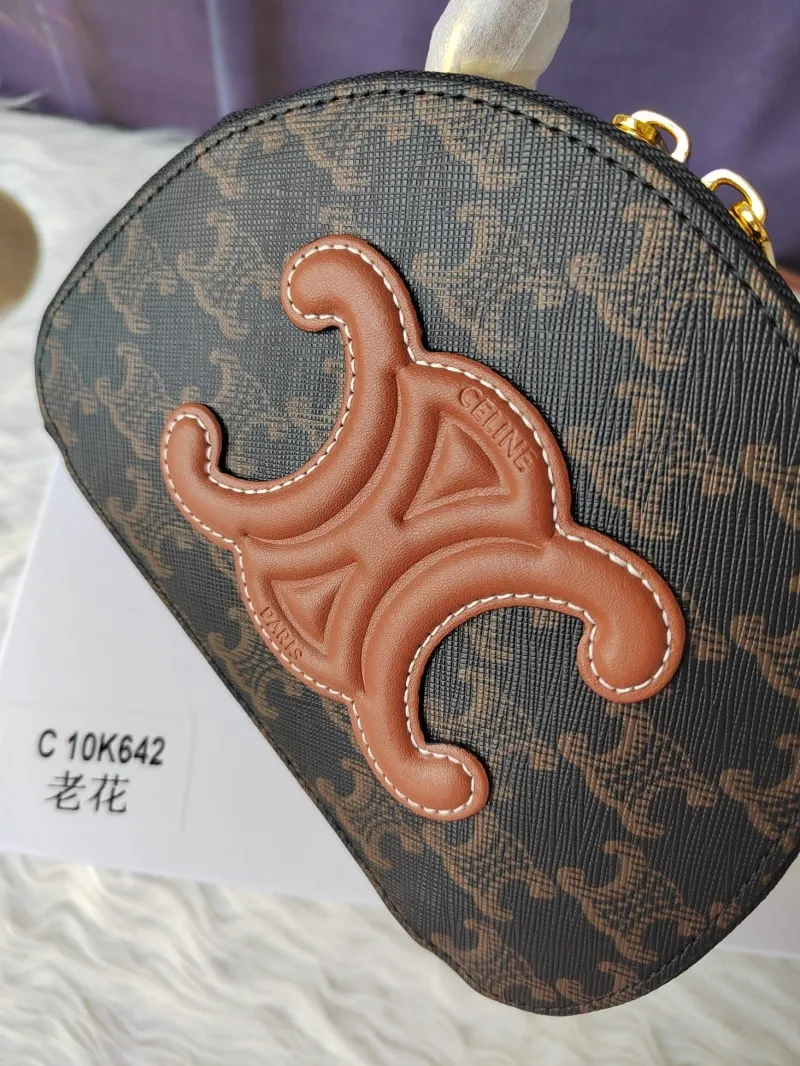 Celine Monogram Top Handle Crossbody Bag C10K642 - Image 5