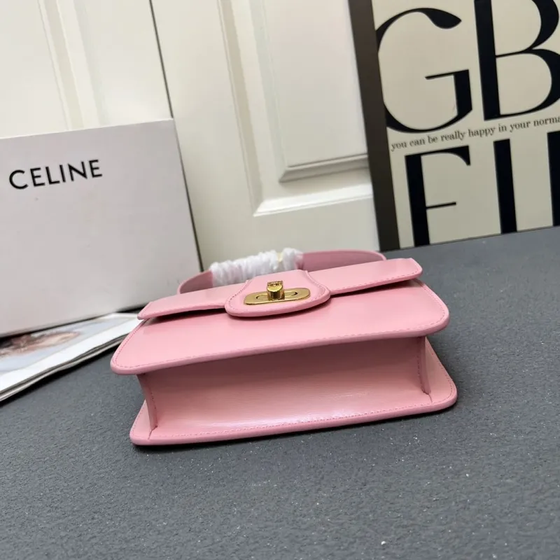 Celine Pink Top Handle Bag 6646SQ - Image 8