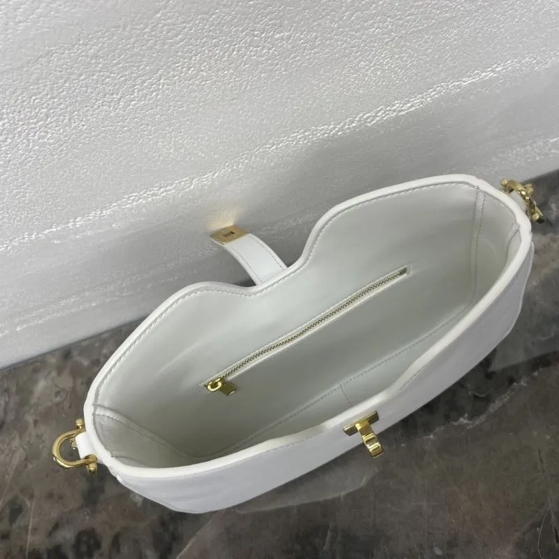 Celine White Top Handle Bag 64 - Image 8