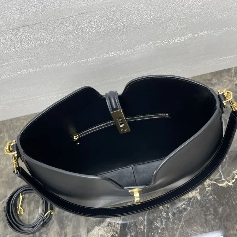 Celine Black Top Handle Shoulder Bag 67 - Image 8