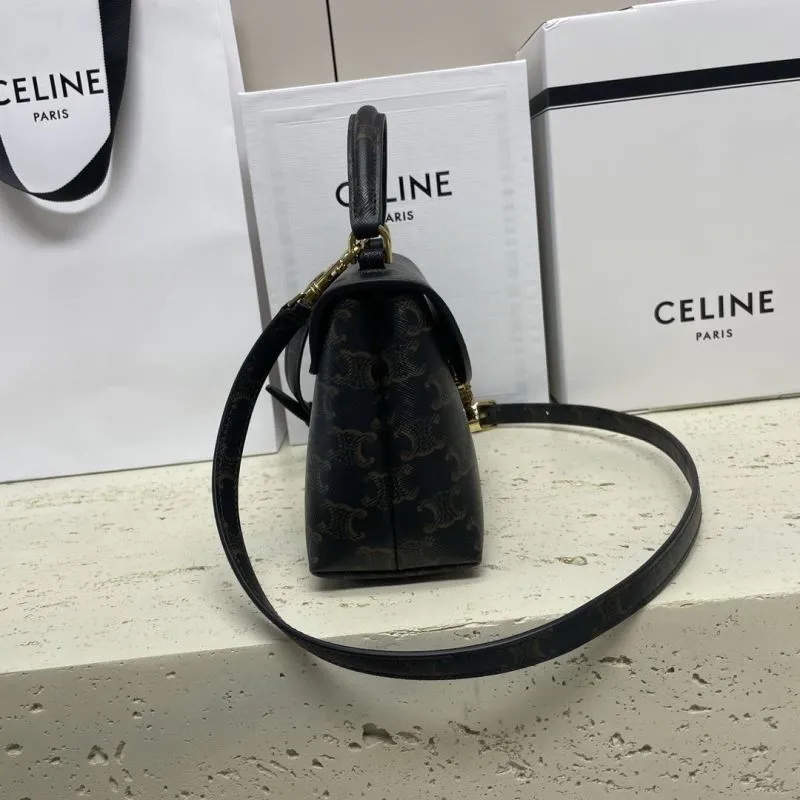 Celine Monogram Top Handle Crossbody Bag - Image 3
