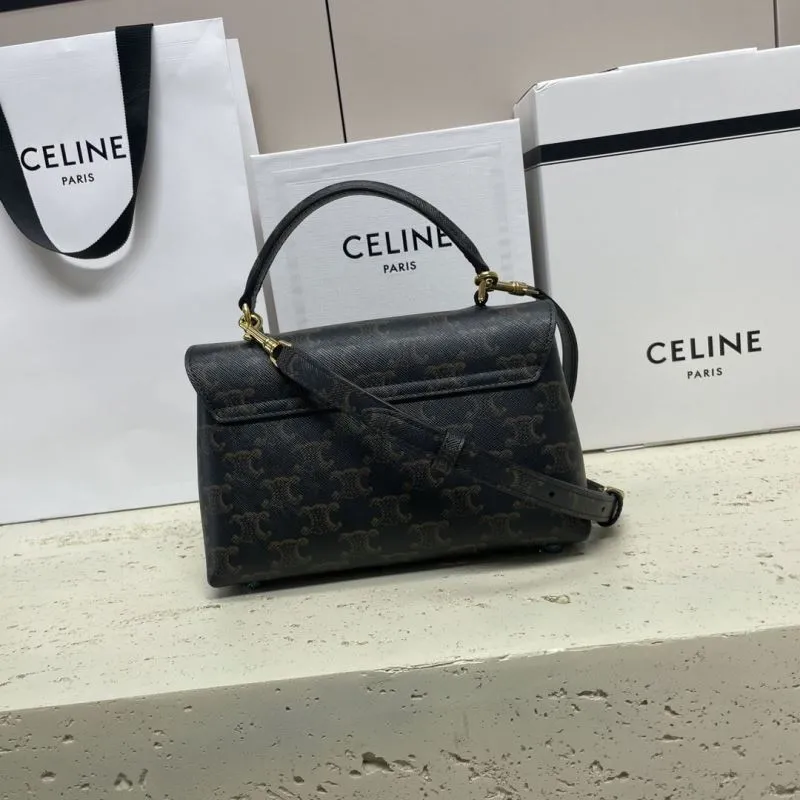 Celine Monogram Top Handle Crossbody Bag - Image 4