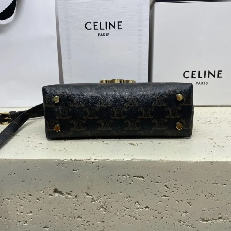 Celine Monogram Top Handle Crossbody Bag - Image 5