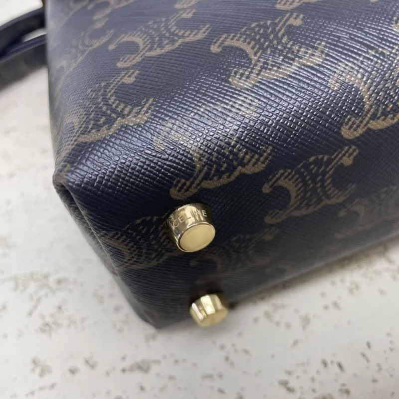 Celine Monogram Top Handle Crossbody Bag - Image 6