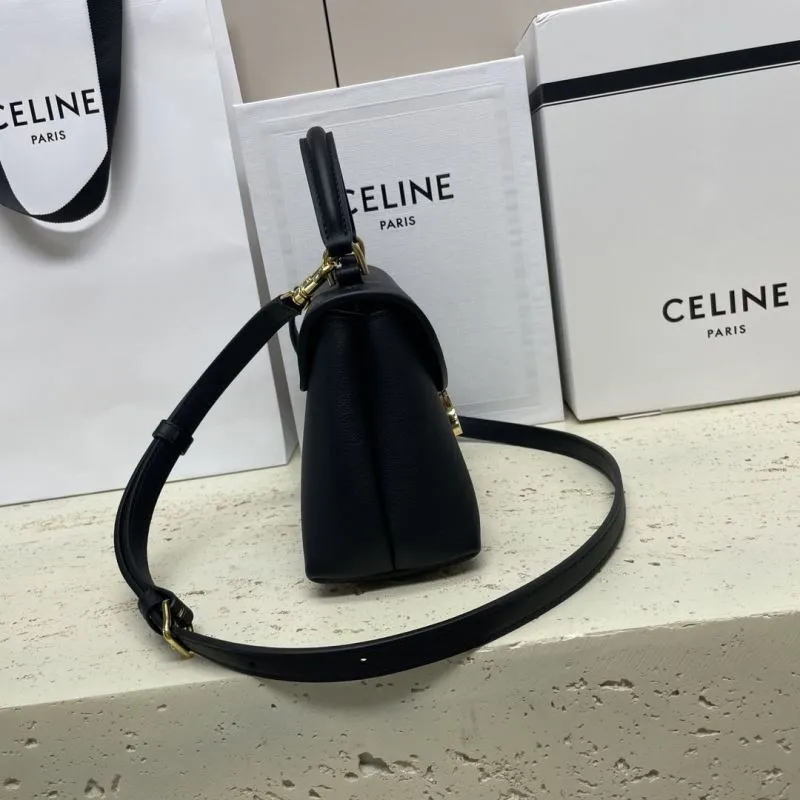 Celine Black Top Handle Crossbody Bag - Image 3