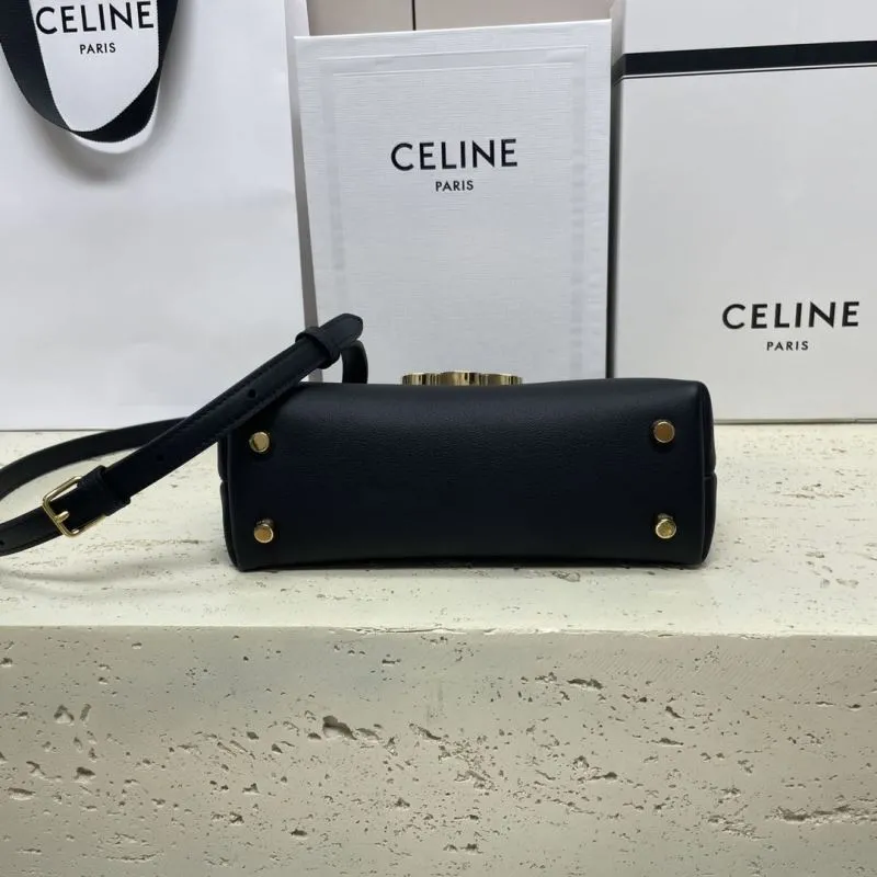 Celine Black Top Handle Crossbody Bag - Image 5
