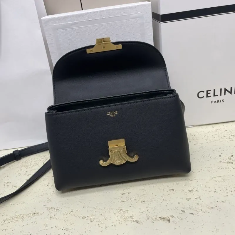 Celine Black Top Handle Crossbody Bag - Image 7