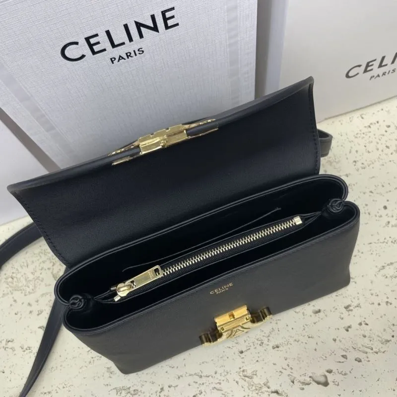 Celine Black Top Handle Crossbody Bag - Image 8