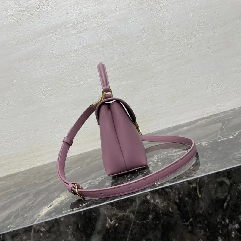 Celine Mauve Top Handle Crossbody Bag 74 - Image 3