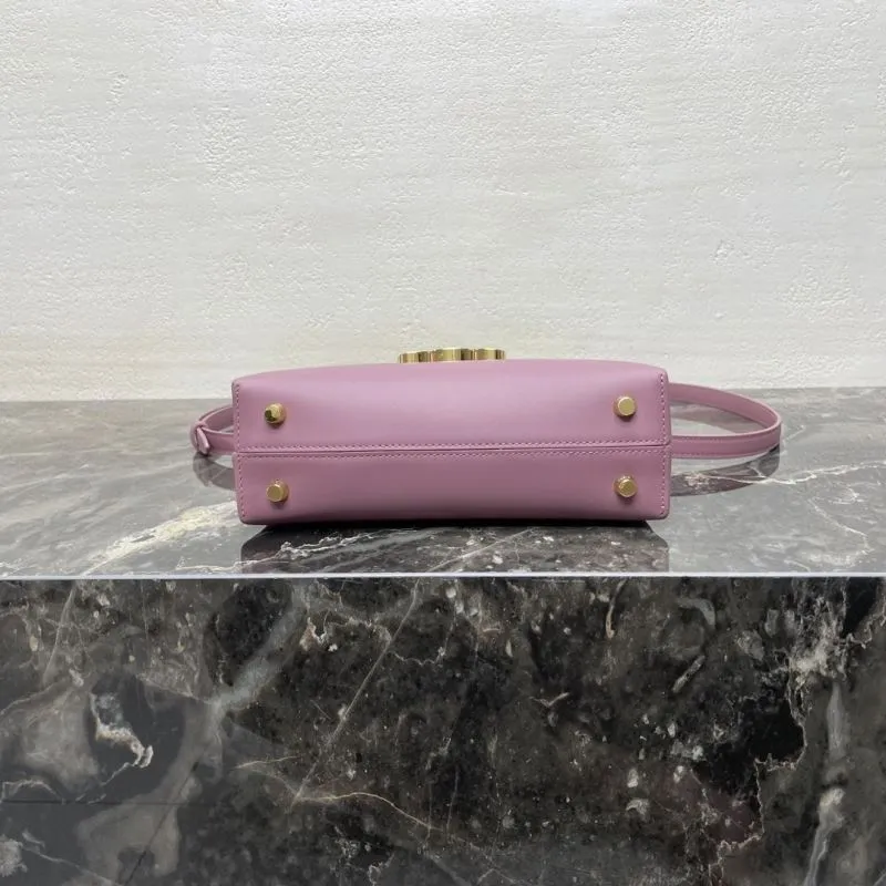 Celine Mauve Top Handle Crossbody Bag 74 - Image 5