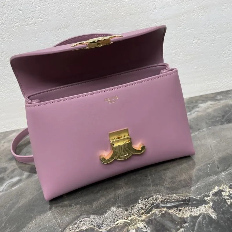 Celine Mauve Top Handle Crossbody Bag 74 - Image 7