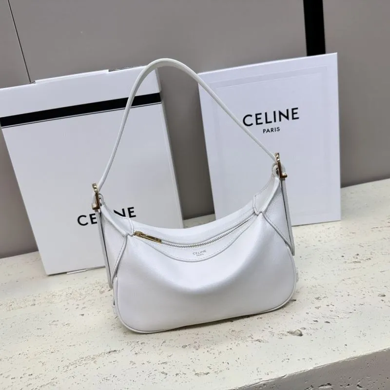 Celine White Leather Top Handle Bag 76