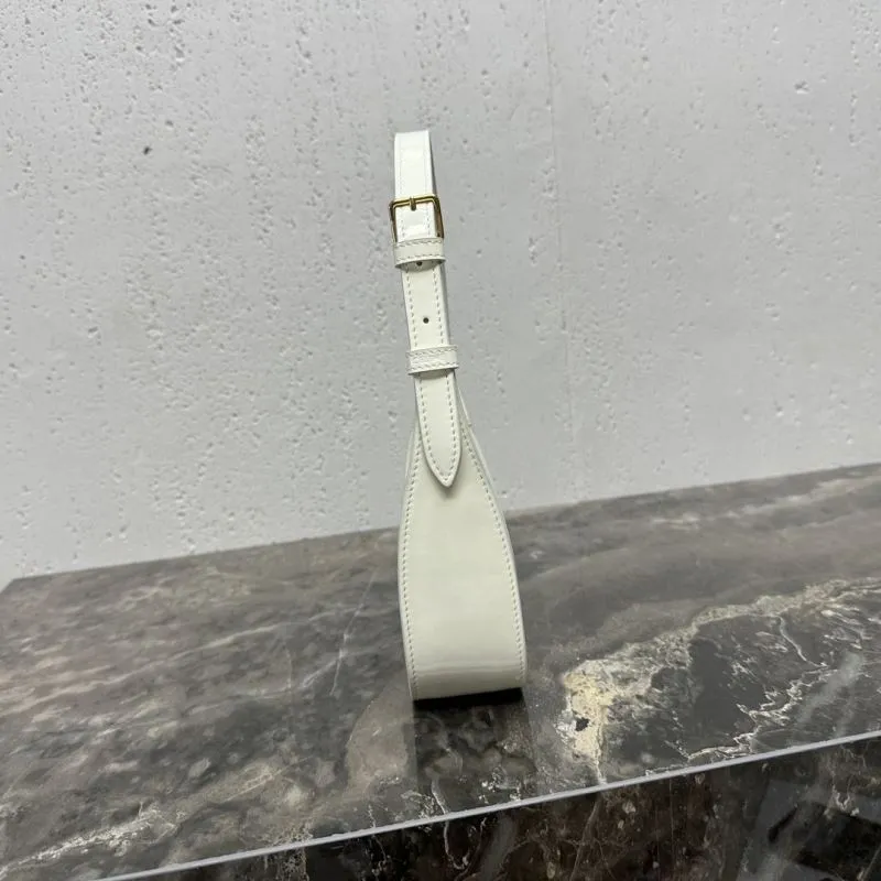 Celine White Top Handle Shoulder Bag - Image 3