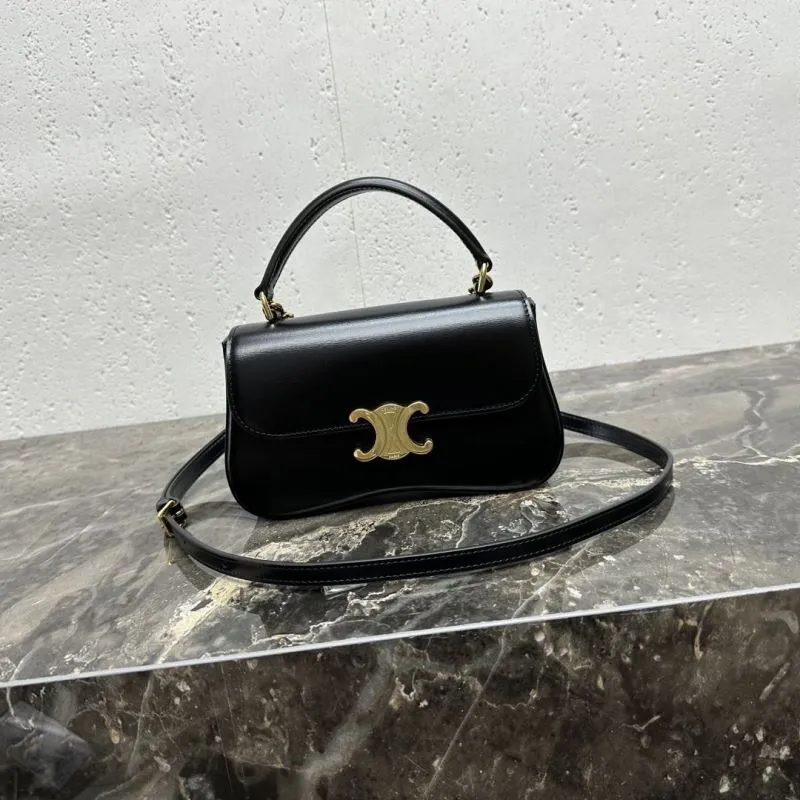 Celine Black Top Handle Crossbody Bag