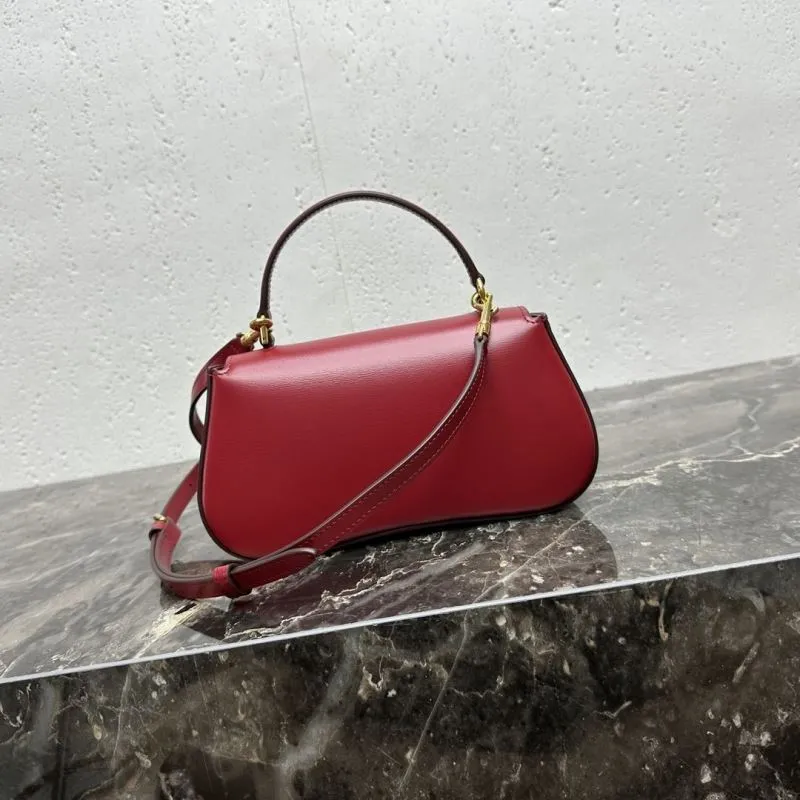 Celine Red Top Handle Crossbody Bag 82 - Image 4