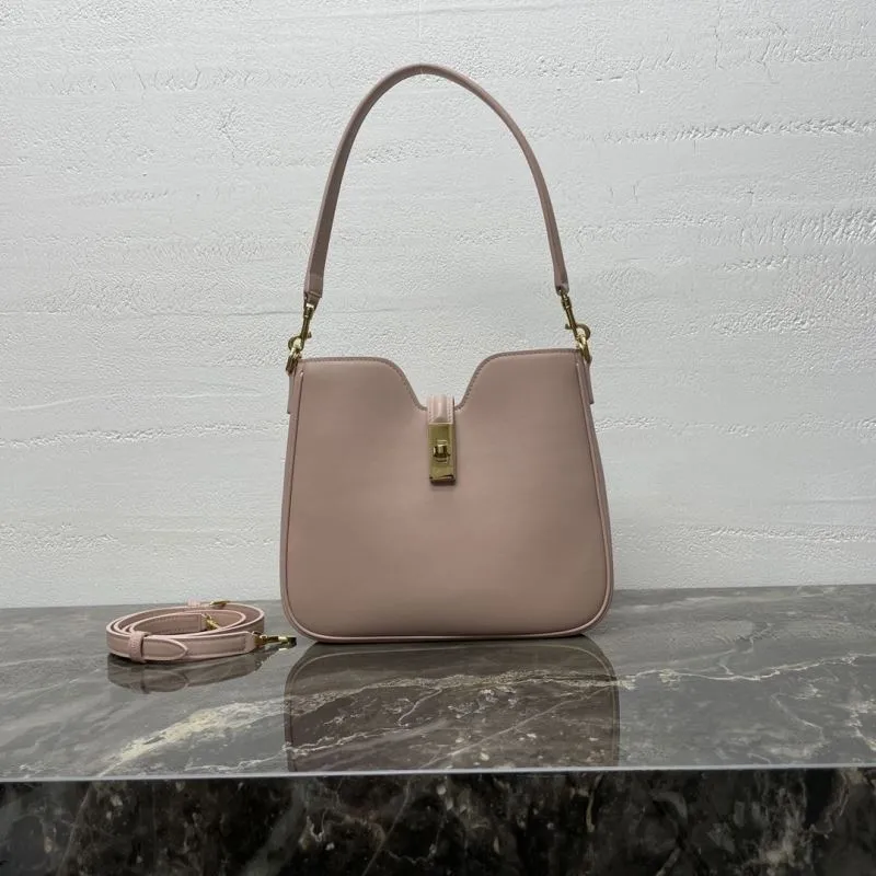 Celine Light Pink Top Handle Shoulder Bag