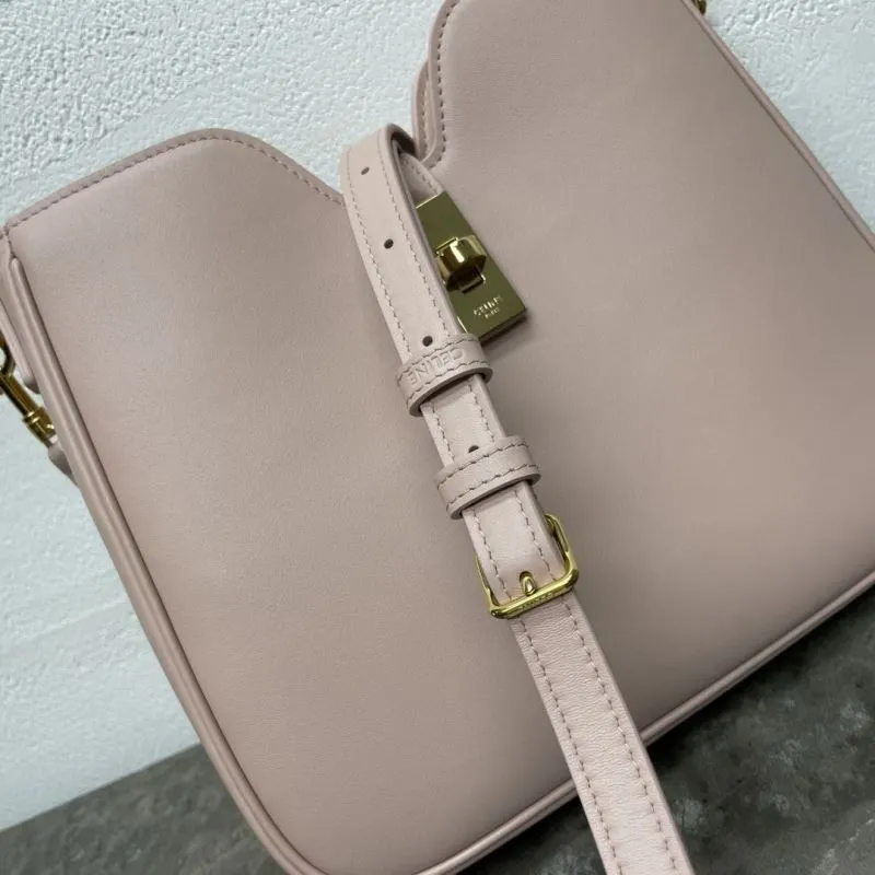 Celine Light Pink Top Handle Shoulder Bag - Image 7