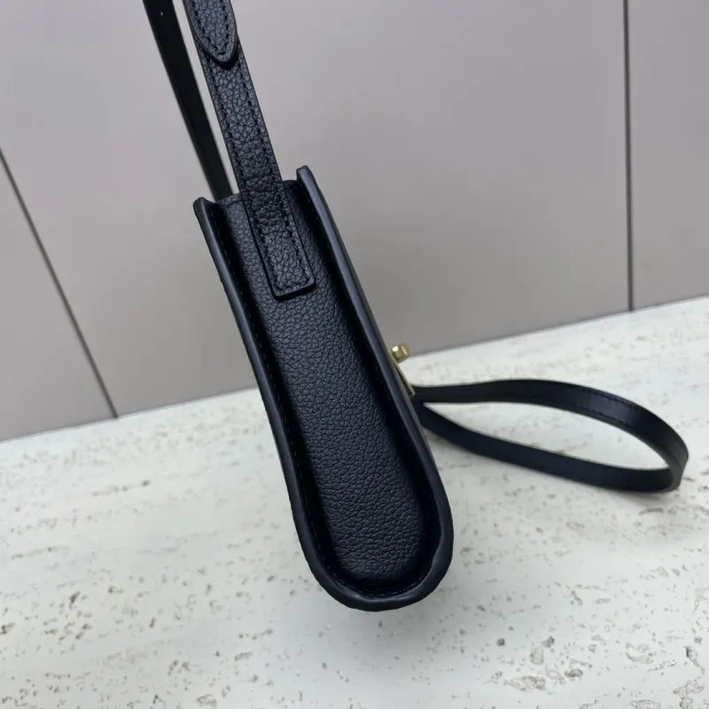 Celine Black Leather Crossbody Bag - Image 4