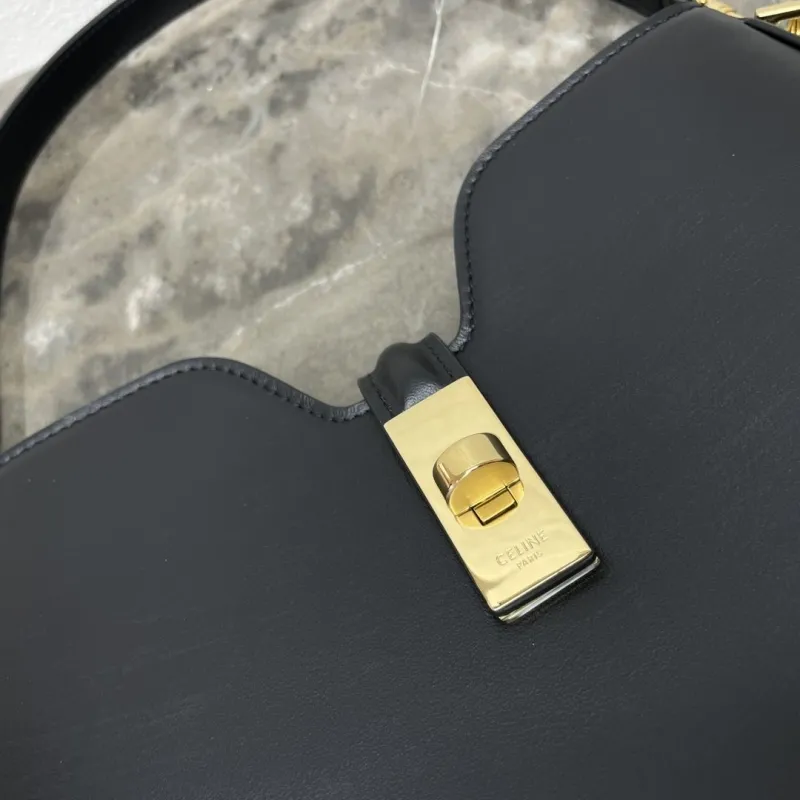 Celine Black Top Handle Bag 103 - Image 6