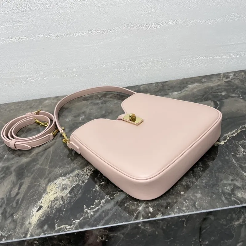 Celine Light Pink Top Handle Shoulder Bag 107 - Image 5